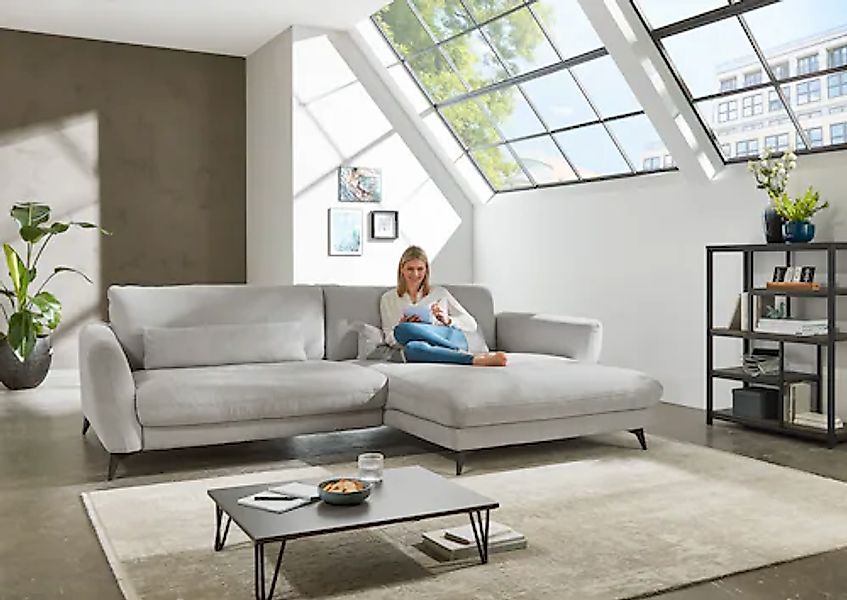 Die PlanBar Ecksofa "MP-IN23149 L-Form", Kaltschaumpolsterung mit SoftSitz, günstig online kaufen