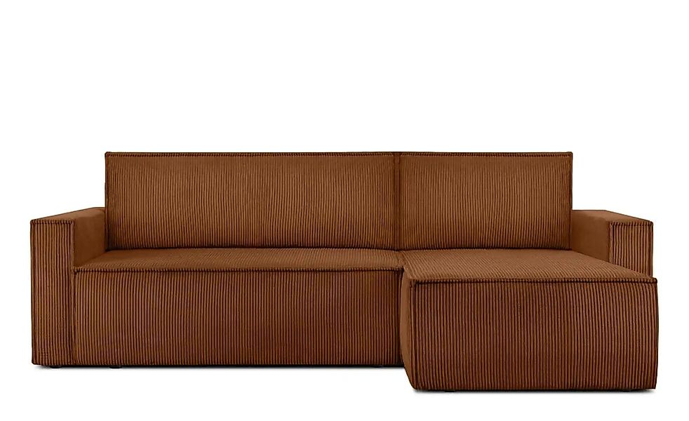 KONSIMO Ecksofa  Napi ¦ orange ¦ Maße (cm): B: 246 H: 89 Polstermöbel > Sof günstig online kaufen