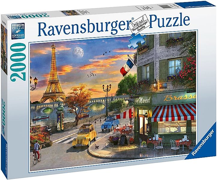 Ravensburger Puzzle Romantische Abendstunde in Paris, günstig online kaufen