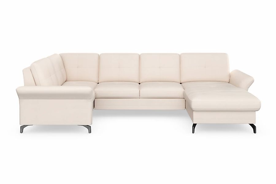 Home affaire Wohnlandschaft "Calando U-Form" wahlweise mit Bettfunktion, Be günstig online kaufen