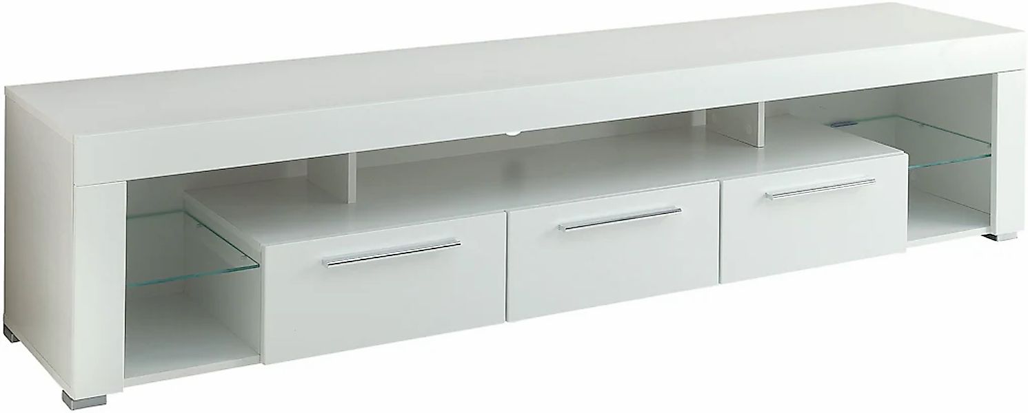 Stolkom TV-Schrank "Goal", 3 Schubkästen, 5 offenen Fächern, Stellmaß 200/4 günstig online kaufen