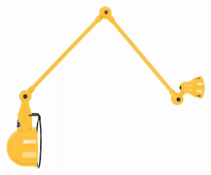 Wandleuchte Signal metall gelb / mit 2 Gelenkarmen - L max. 60 cm - Jieldé günstig online kaufen