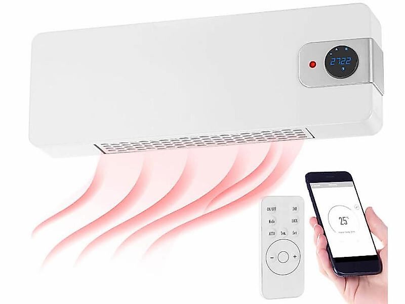 Sichler Keramikheizlüfter WLAN Keramik Heizlüfter WLAN-Wandheizlüfter, günstig online kaufen