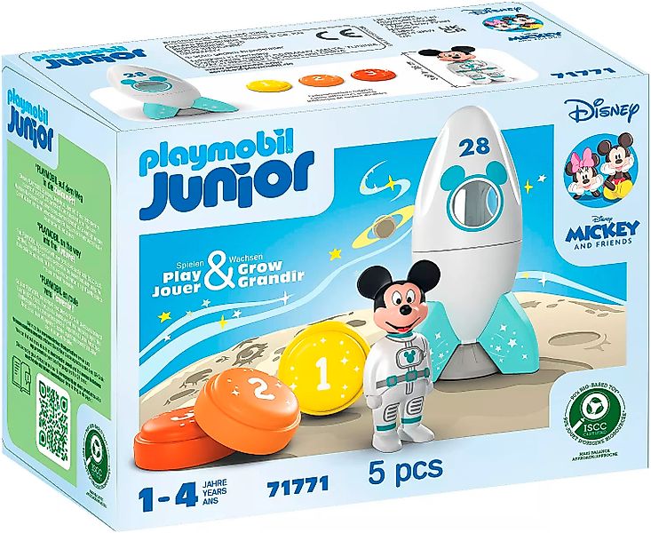 Playmobil® Konstruktions-Spielset »Micky Maus' Raketen- & Weltraum-Abenteue günstig online kaufen