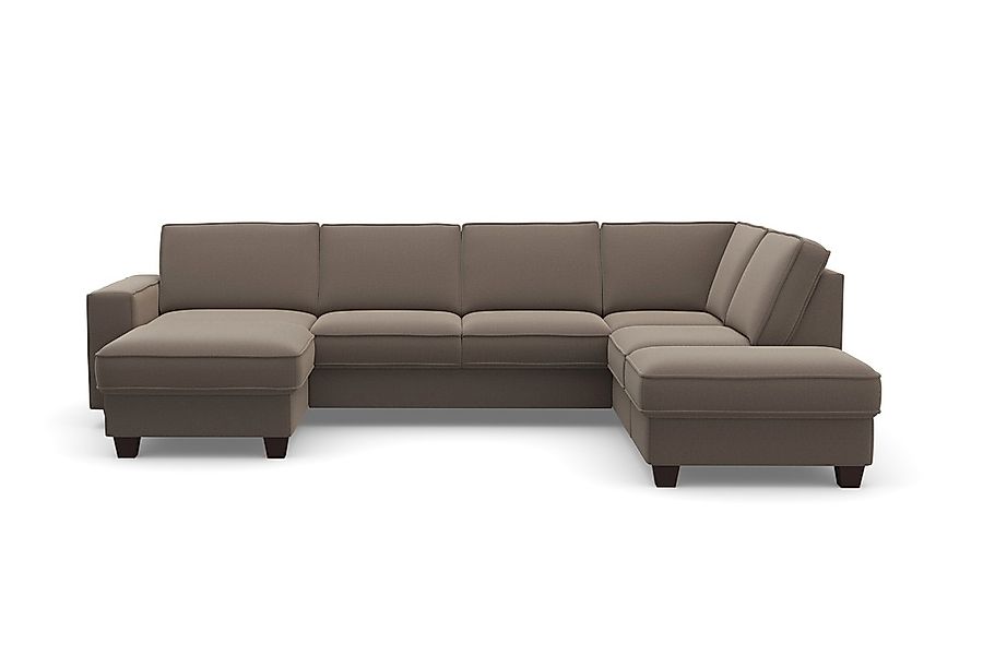 Home affaire Wohnlandschaft "County U-Form" wahlweise Ottomane links oder r günstig online kaufen