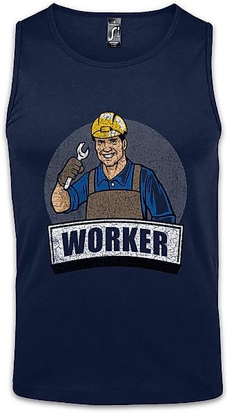 Urban Backwoods Tanktop Worker III Ärmelloses T-Shirt Handwerk Handwerker H günstig online kaufen