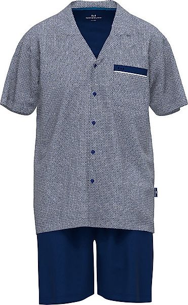 GÖTZBURG Pyjama Herren-Shorty Single-Jersey gemustert günstig online kaufen