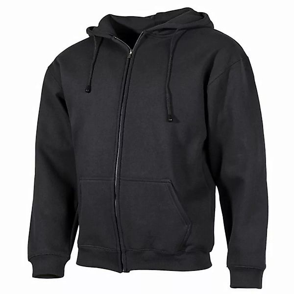 MFH Hoodie MFH Kapuzen Sweatshirt-Jacke, 340 g/m², schwarz günstig online kaufen