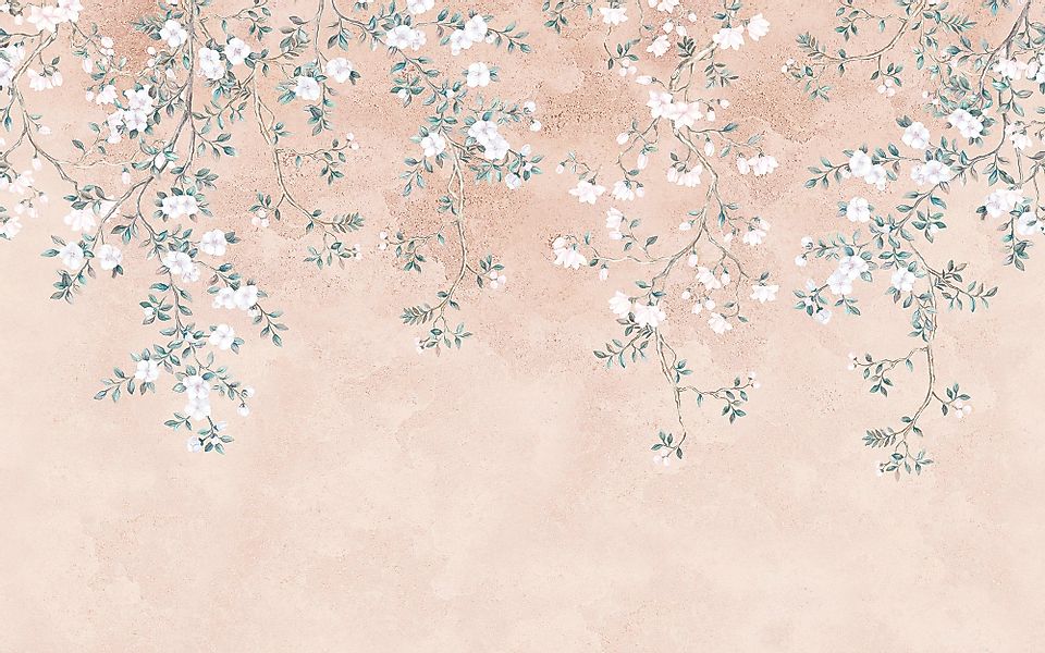 Komar Vliestapete »Digitaldruck Vlies - Hanging Hanami - Größe 400 x 250 cm günstig online kaufen