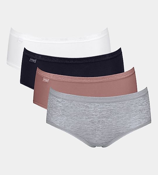 sloggi Midislip "Basic+", (4er Pack), Baumwollmix, elastisch, weiche Nähte, günstig online kaufen