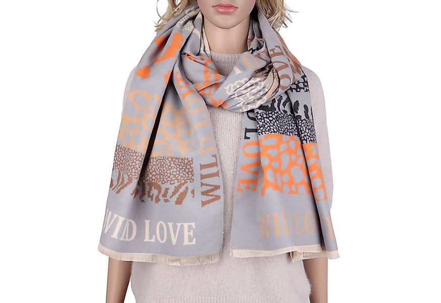 MIRROSI Modeschal weicher und warmer Schal Blumen Pferdemuster, 67x185cm, ( günstig online kaufen