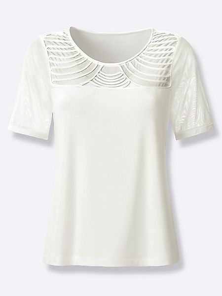 creation L T-Shirt Mesh-Shirt Kurzarm günstig online kaufen