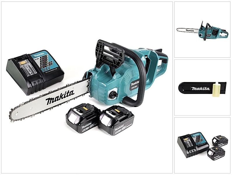 Makita Benzin-Kettensäge Makita DUC 353 RG2 günstig online kaufen