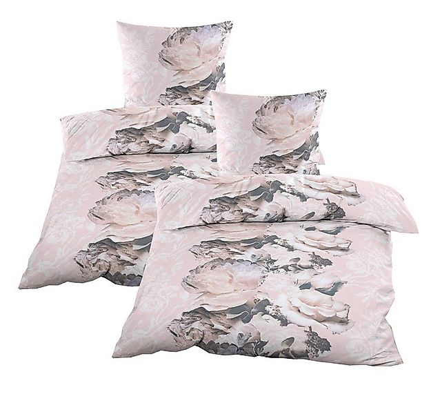 Casa Colori Bettwäsche Renforce 135x200 cm aus 100% Baumwolle Bettgarnitur günstig online kaufen