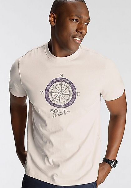 DELMAO T-Shirt Kurzarm, bedruckt, Rundhals, aus Baumwolle günstig online kaufen