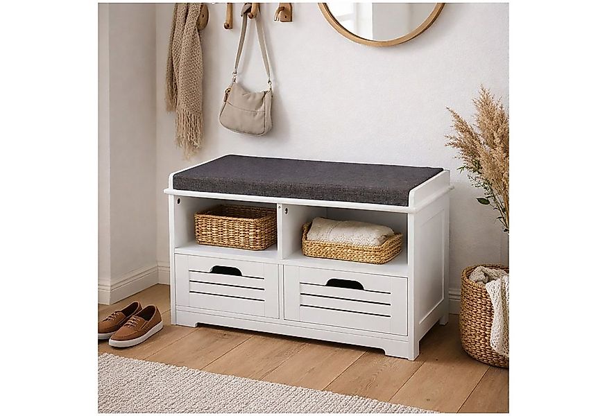 HTI-Living Schuhregal Schuhschrank weiß mit Sitzfläche, Stück 1-tlg., Schuh günstig online kaufen