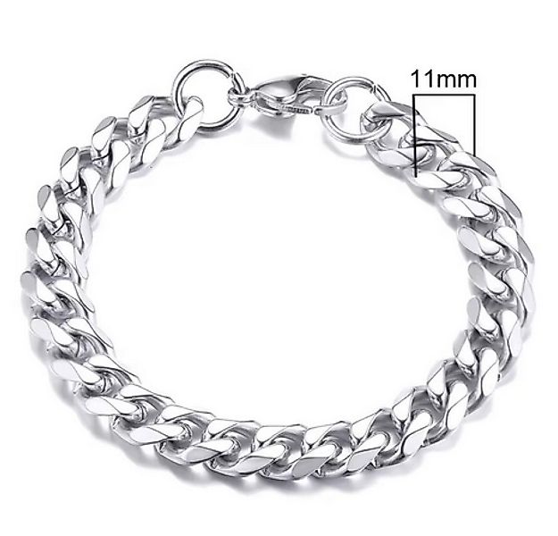 Ware aus aller Welt Panzerarmband Edelstahl massiv Panzer Armband Armkette günstig online kaufen