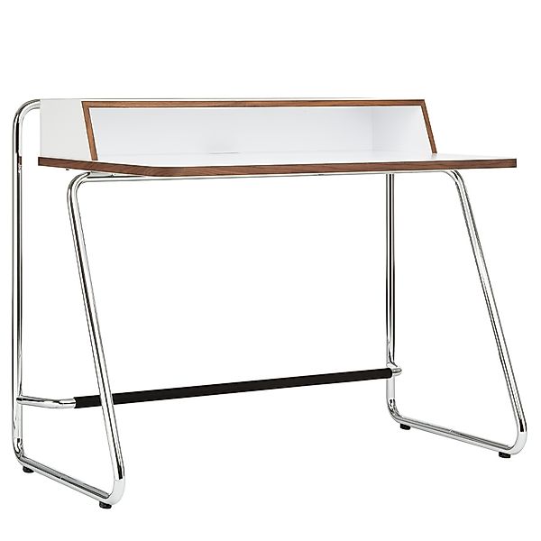 THONET Stahlrohr Schreibtisch S 1200 cool white | Kante Eiche geölt | Geste günstig online kaufen