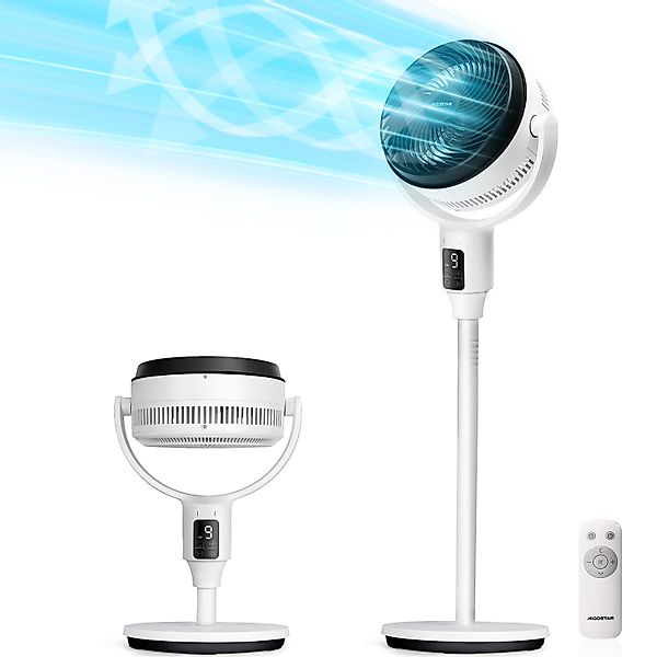 Aigostar Standventilator 23dB Ventilator Sehr Leise, günstig online kaufen