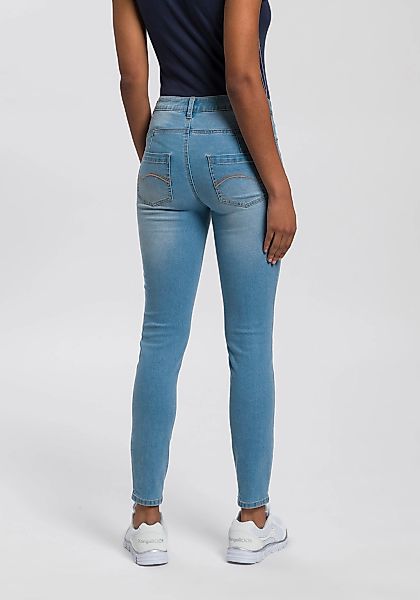 KangaROOS Slim-fit-Jeans CROPPED HIGH WAIST SLIM günstig online kaufen