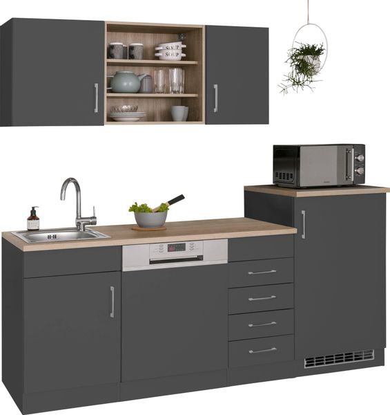 KOCHSTATION Küche KS-Mali, Breite 210 cm, günstig online kaufen