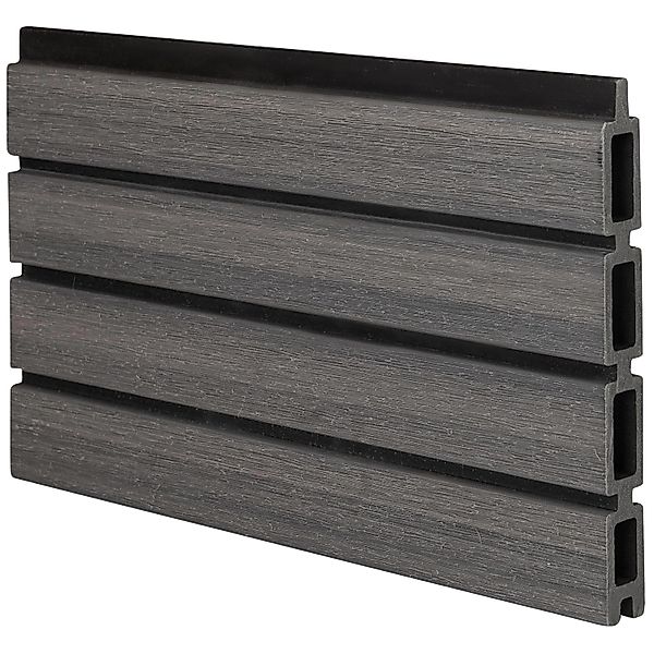 GartenLand Musterstück WPC Zaun Set Shadowline Amethystgrau 20 cm günstig online kaufen