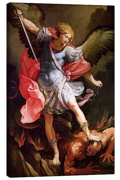 Posterlounge Wandbild Erzengel Michael besiegt Satan, günstig online kaufen