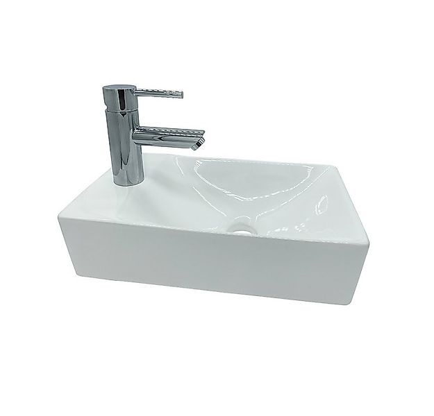 Aloni Waschbecken 421A-L (einzel, 1-St), Design Waschtisch Gästebad Kleines günstig online kaufen