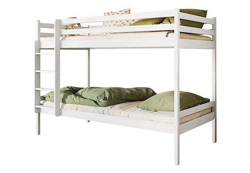 Kids Collective Hochbett Kinderbett 90x200 cm Bett mit Lattenrost Bed Kinde günstig online kaufen