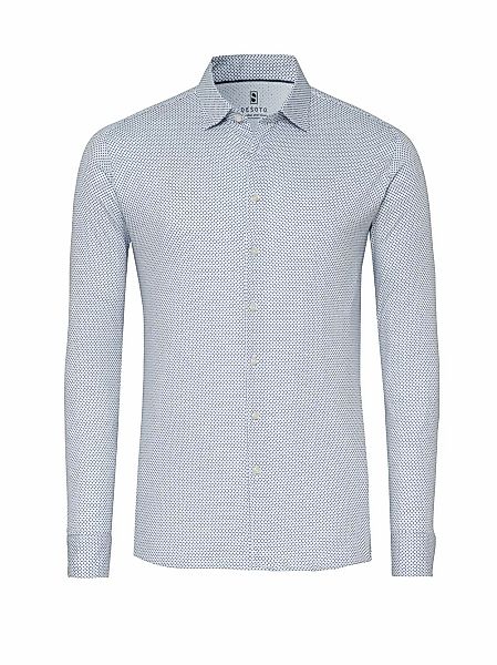 DESOTO Langarmhemd "Jerseyhemd Casual Kent" günstig online kaufen