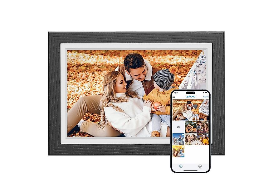 Dragon Touch Classic 10 schwarz Digitaler Bilderrahmen (25,65 cm/10.1 ", 80 günstig online kaufen