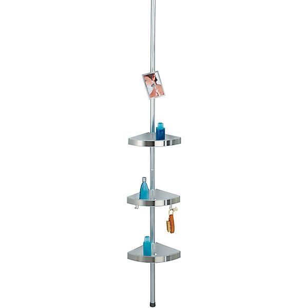 WENKO Duschablage Premium, 3 Ablagen, 1 Spiegel günstig online kaufen