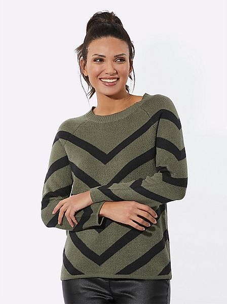 Sieh an! Strickpullover Jacquard-Pullover . günstig online kaufen