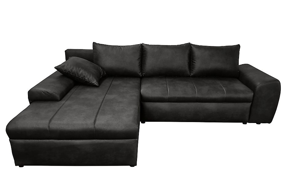 luma-home Ecksofa 18016, mit Bettfunktion B266/T186/H90 günstig online kaufen
