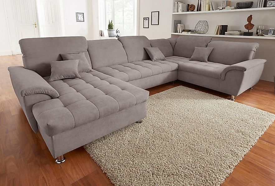 DOMO collection Wohnlandschaft "Franzi optional mit Bettfunktion, Bettkaste günstig online kaufen