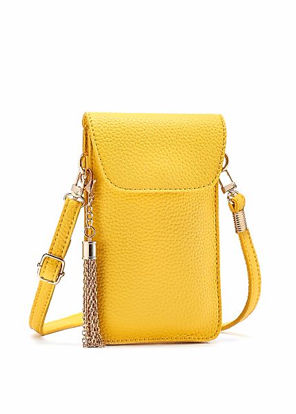 LASCANA Umhängetasche Handytasche, mit Sichtfenster, Minibag, günstig online kaufen