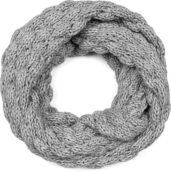 styleBREAKER Strickschal Strick Loop mit Bubblemuster, günstig online kaufen