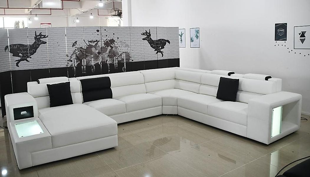 Xlmoebel Ecksofa Moderne Sofagarnitur mit Beleuchtung für das Wohnzimmer, H günstig online kaufen