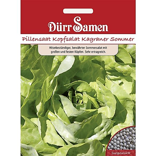 Dürr Samen Pillen-Kopfsalat Kagraner Sommer Saatgut günstig online kaufen