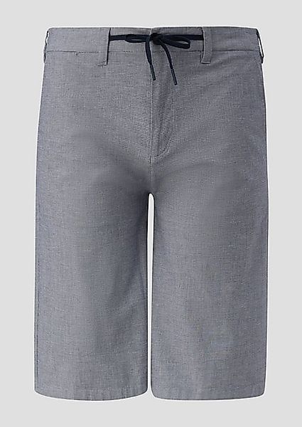 s.Oliver Bermudas Relaxed: Bermuda aus Baumwollstretch mit Tunnelzug Durchz günstig online kaufen