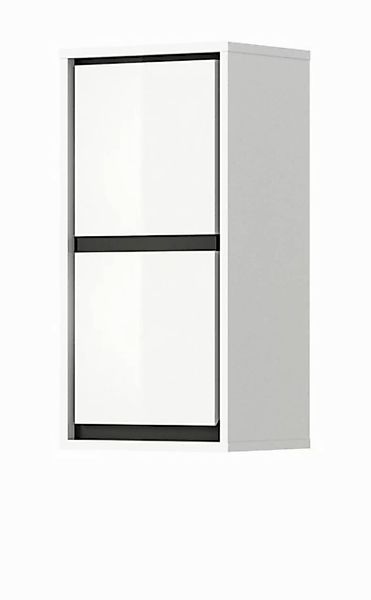 Inn.Furn Hängeschrank Malik (Badschrank in weiß Hochglanz mit grau, 35 x 69 günstig online kaufen