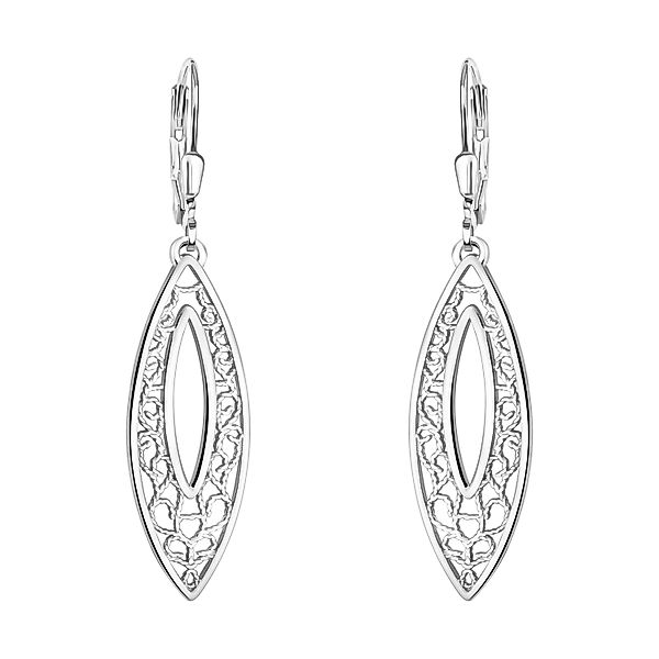 Sofia Milani Paar Ohrhänger Ovales Ornament, günstig online kaufen