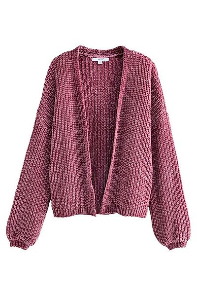 Next Strickjacke Relaxed Fit Chenille-Strickjacke (1-tlg) günstig online kaufen