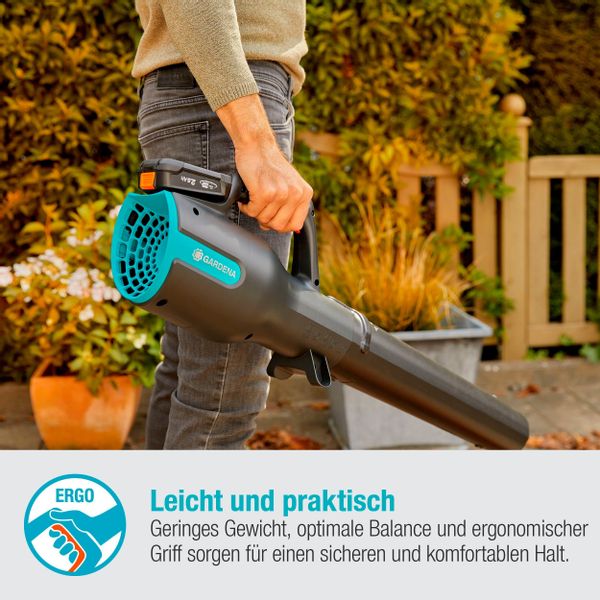 GARDENA Akku-Laubbläser PowerJet 18V P4A Ready-To-Use, günstig online kaufen