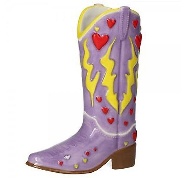 Giftcompany Dekovase Vase Mignon Cowboytiefel Lila günstig online kaufen