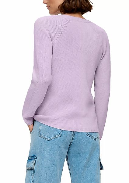 s.Oliver Strickpullover - Basic Strickpullover Damen - Pullover einfarbig-  günstig online kaufen