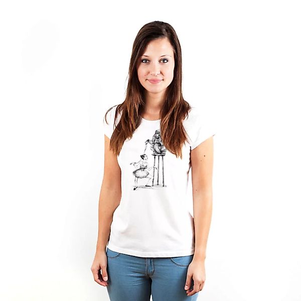 Circus Chimp - Printshirt Frauen Aus Biobaumwolle günstig online kaufen