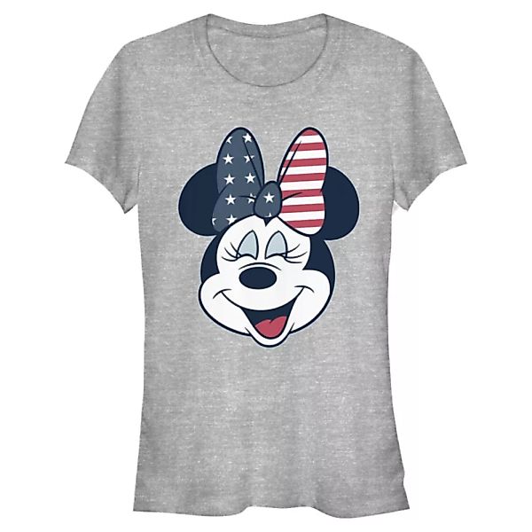 Disney - Micky Maus - Minnie Maus American Bow - Frauen T-Shirt günstig online kaufen