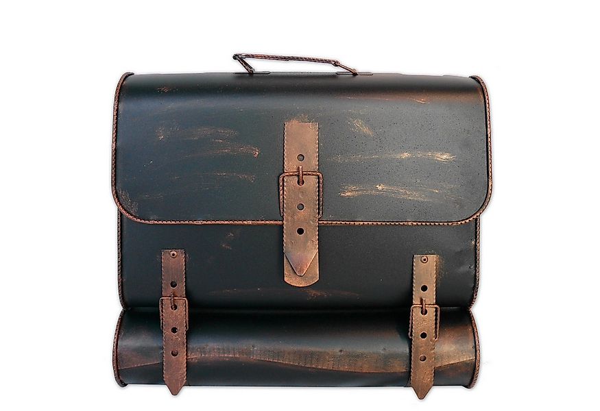 HMF Wandbriefkasten Briefkasten Antik UNIKAT Handarbeit, Schulranzen Design günstig online kaufen