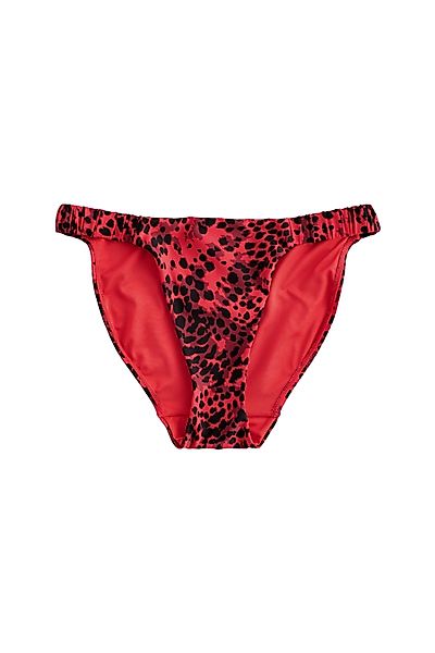 Next Bikini-Hose Geraffte Tanga-Bikinihose mit hohem günstig online kaufen